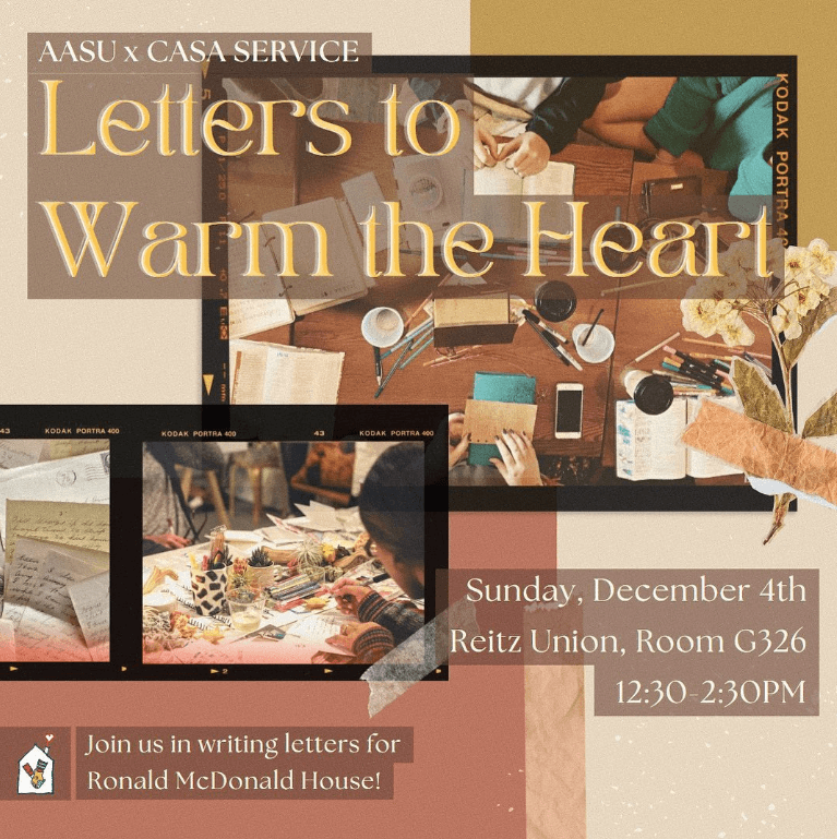 Letters to Warm the Heart, Service Event // 2022