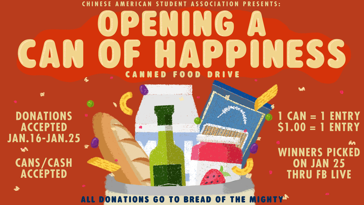 Opening a Can of Happiness, a Canned Food Drive // 2021