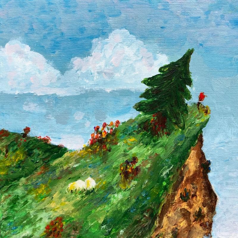 Cliffside, acrylic paint // 2019