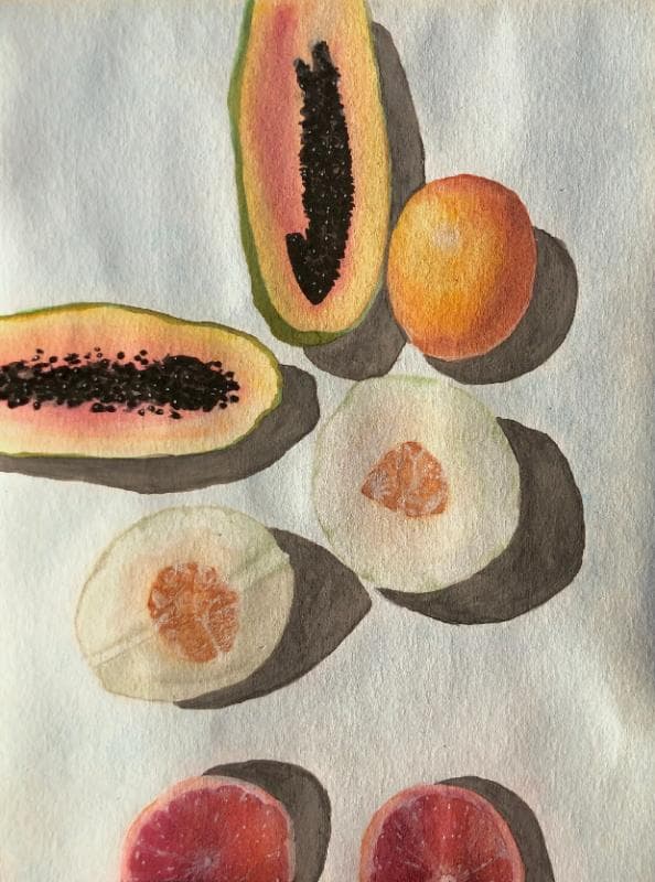 Fruits of Labor, watercolor // 2019